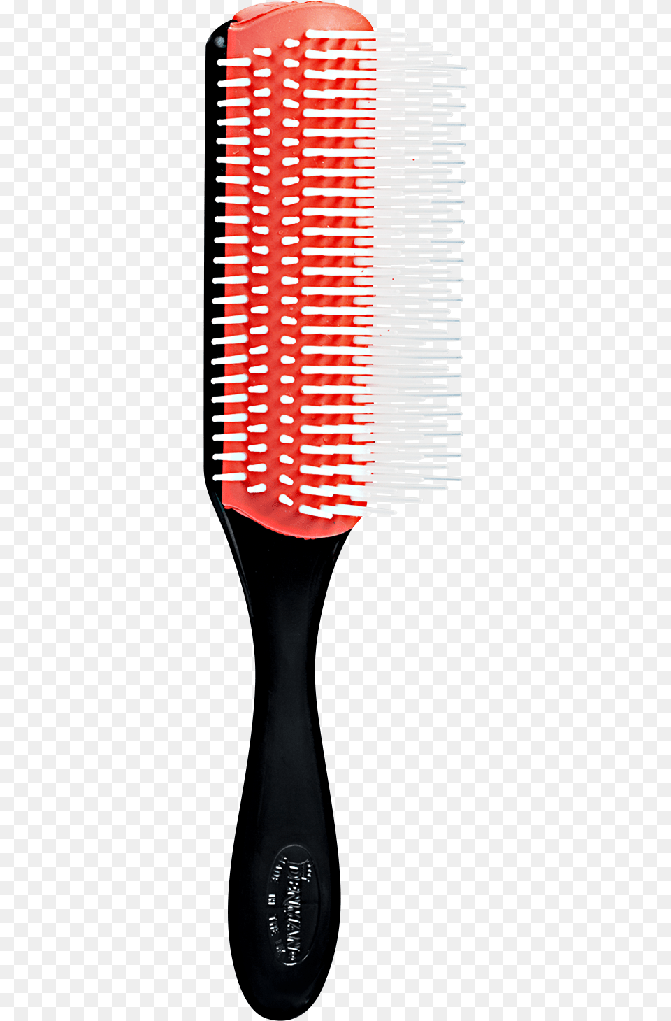 Transparent Hairbrush Red And Black Hair Brush, Device, Tool Png