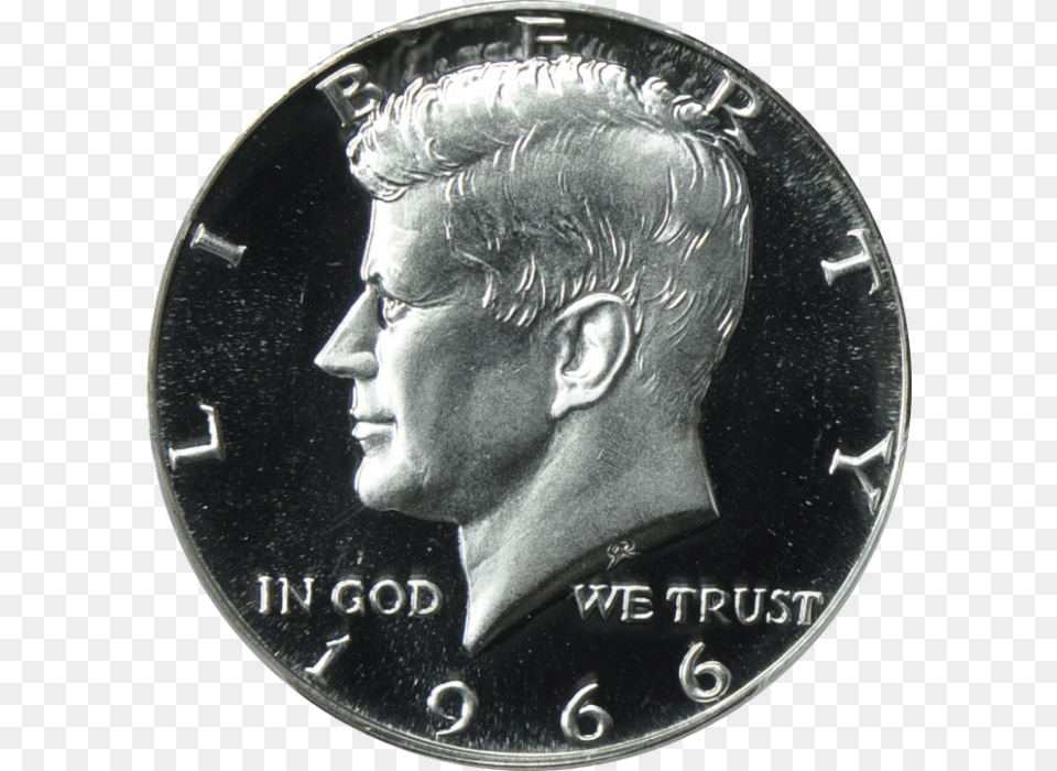 Transparent Half Dollar 1964 Proof Half Dollar, Coin, Money, Adult, Dime Png