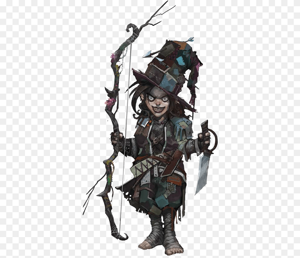 Transparent Halfling Dnd Gnome, Weapon, Archer, Archery, Bow Png Image