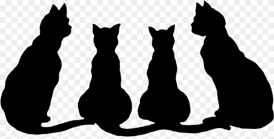 Halloween Black Cat Clipart Cats Background, Nature, Night, Outdoors, Silhouette Free Transparent Png