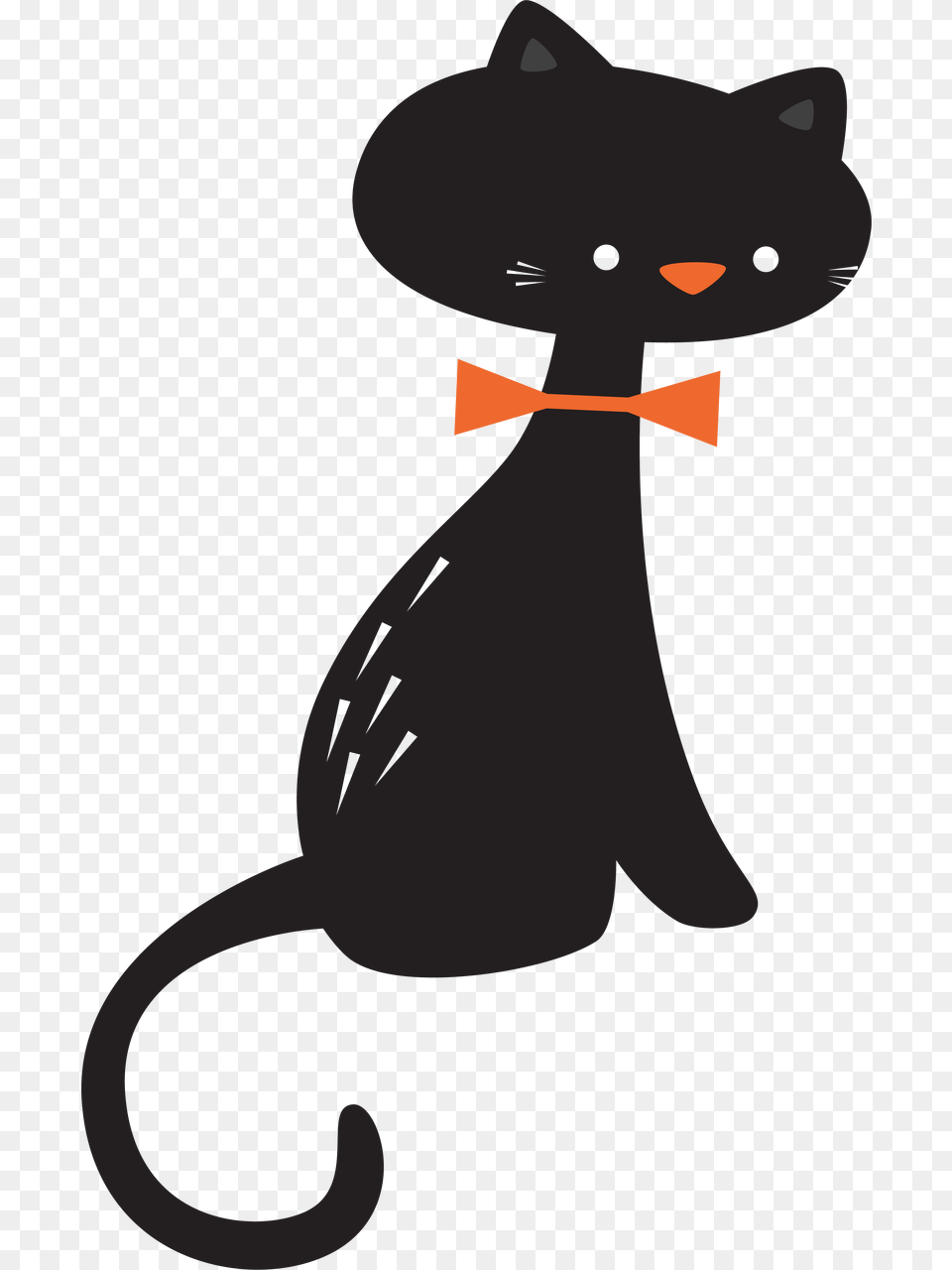 Transparent Halloween Cat, Accessories, Formal Wear, Tie, Animal Free Png Download