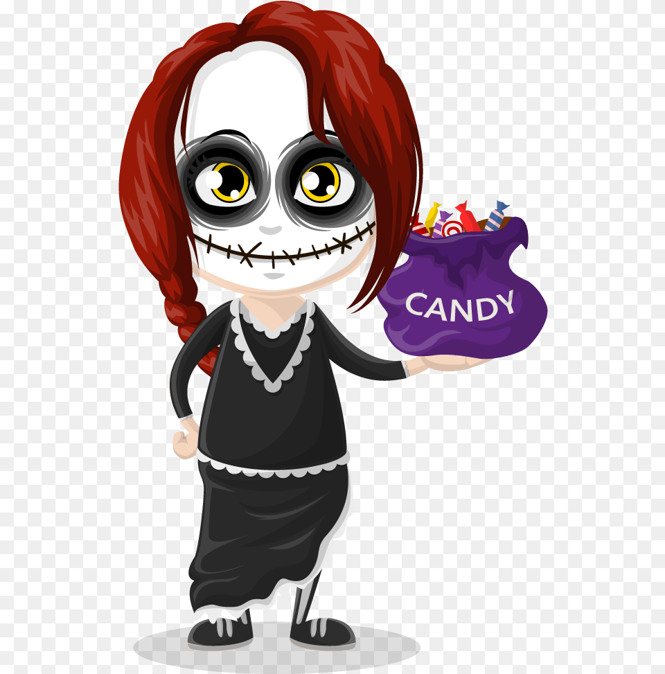 Transparent Halloween Clipart Halloween Characters Clipart, Book, Comics, Publication, Person Free Png