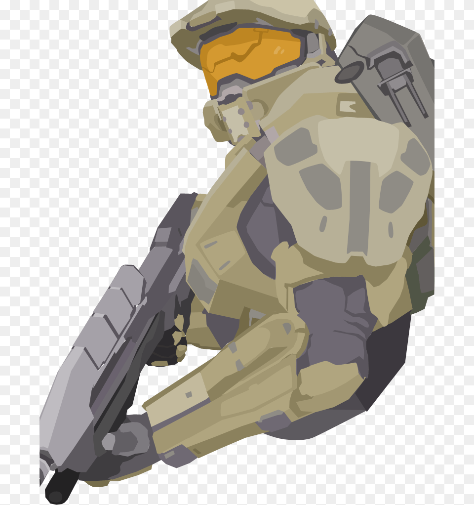 Transparent Halo Vector Halo Master Chief Vector, Weapon, Firearm, Gun, Rifle Free Png