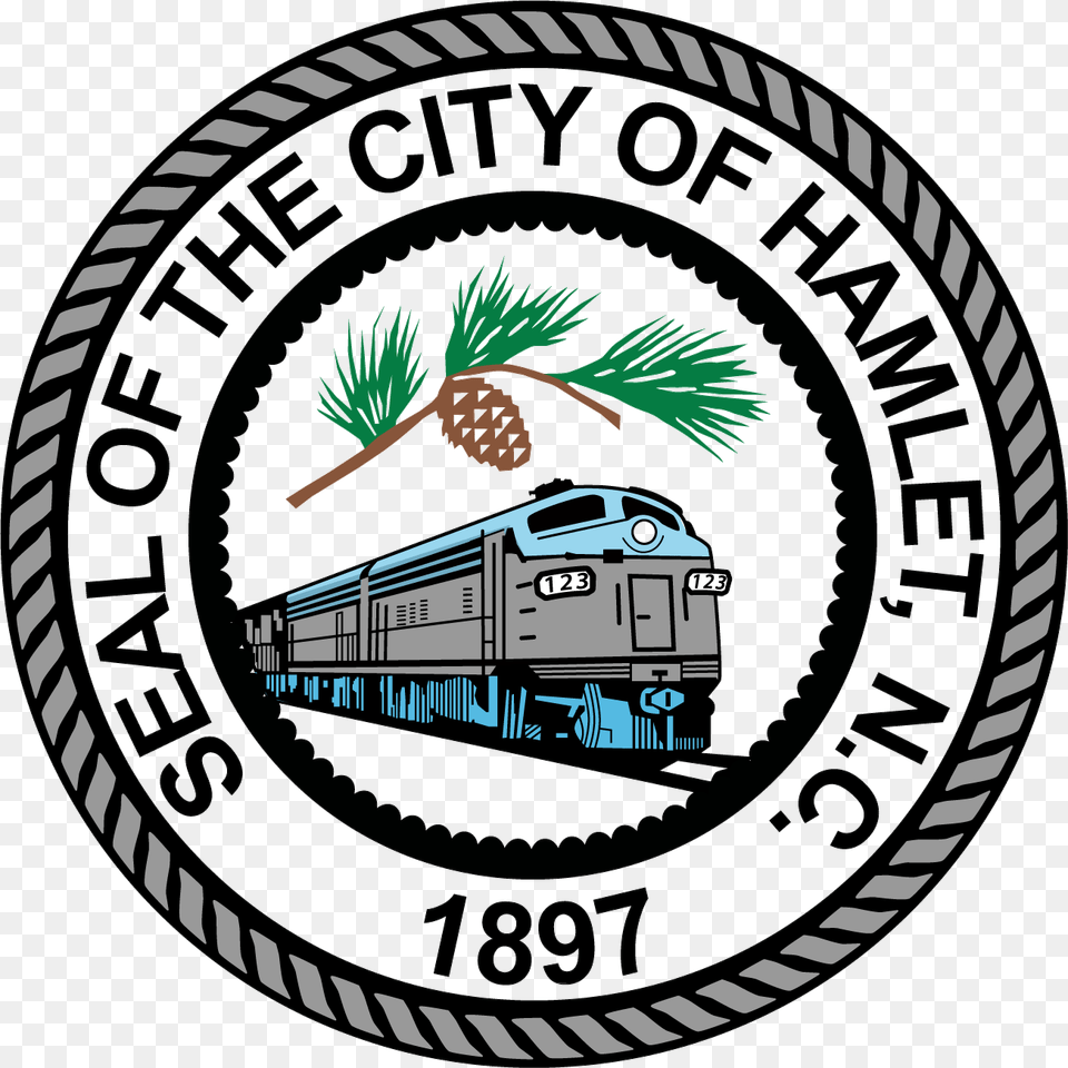 Transparent Hamlet City Of Hamlet, Emblem, Symbol, Railway, Train Png Image