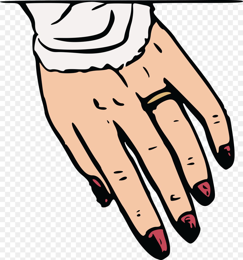 Hand Clipart Finger With Ring Clipart, Body Part, Person, Adult, Female Free Transparent Png