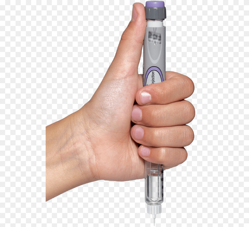 Transparent Hand Holding Beer Lantus Needles Using Hand, Body Part, Finger, Person, Injection Free Png Download