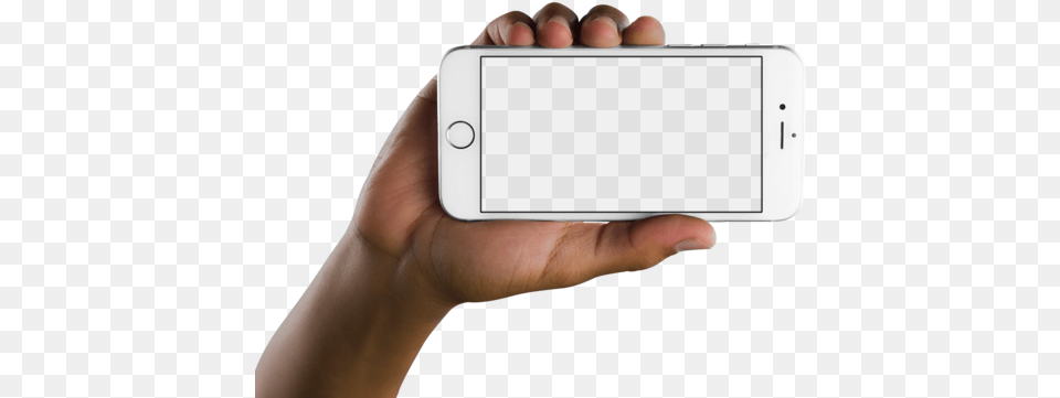 Hand Holding Phone Sideways, Electronics, Mobile Phone, Iphone, Person Free Transparent Png