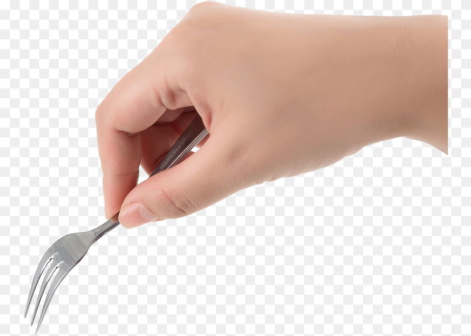 Transparent Hand Holding Something Clipart Hand Holding Fork, Cutlery, Body Part, Finger, Person Png