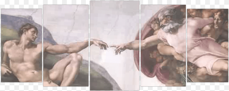 Transparent Hand Of God Sistine Chapel, Art, Painting, Adult, Male Png