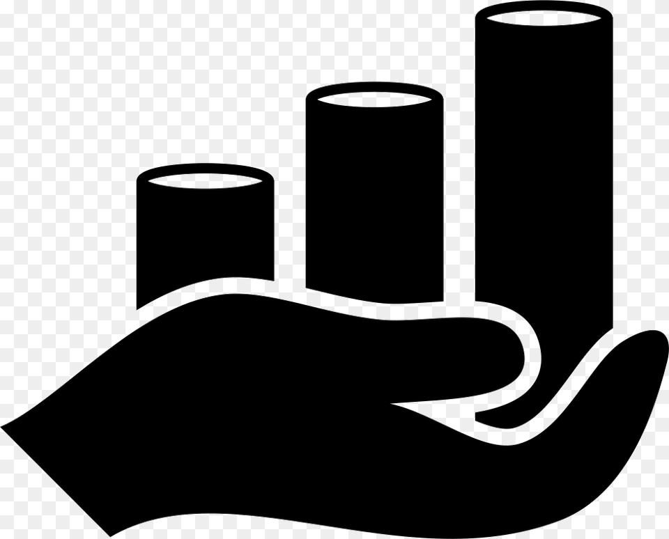 Transparent Hand Palm Coin In Hand Icon, Stencil, Smoke Pipe, Clothing, Glove Png