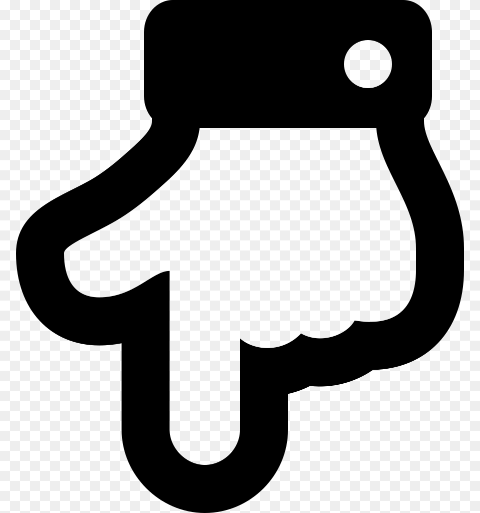Transparent Hand Pointing At You, Gray Free Png