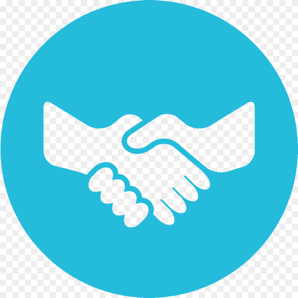 Transparent Hand Shake Merger And Acquisition Icon, Turquoise Png Image