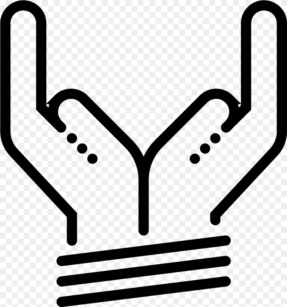 Transparent Hands Icon Icon, Gray Free Png Download