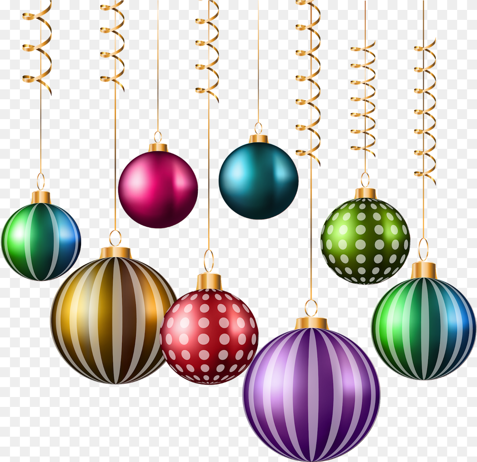 Transparent Hanging Christmas Ornament Clipart Christmas Ball Hanging Clipart, Accessories, Sphere, Earring, Jewelry Png