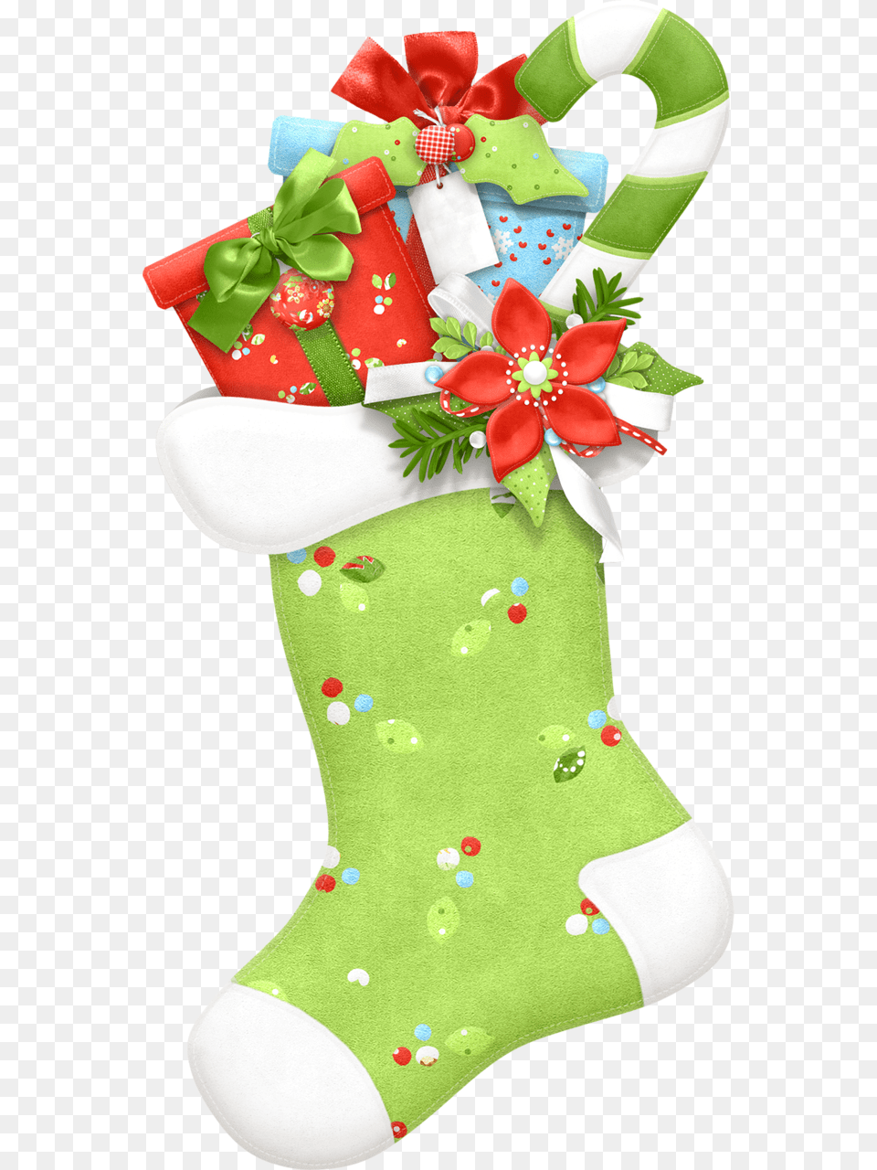 Transparent Hanging Christmas Stockings Clipart Transparent Background Christmas Stockings, Gift, Festival, Christmas Decorations, Hosiery Free Png