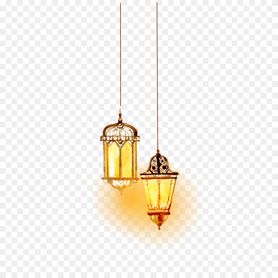 Transparent Hanging Lantern Lights, Chandelier, Lamp, Light Fixture Free Png Download