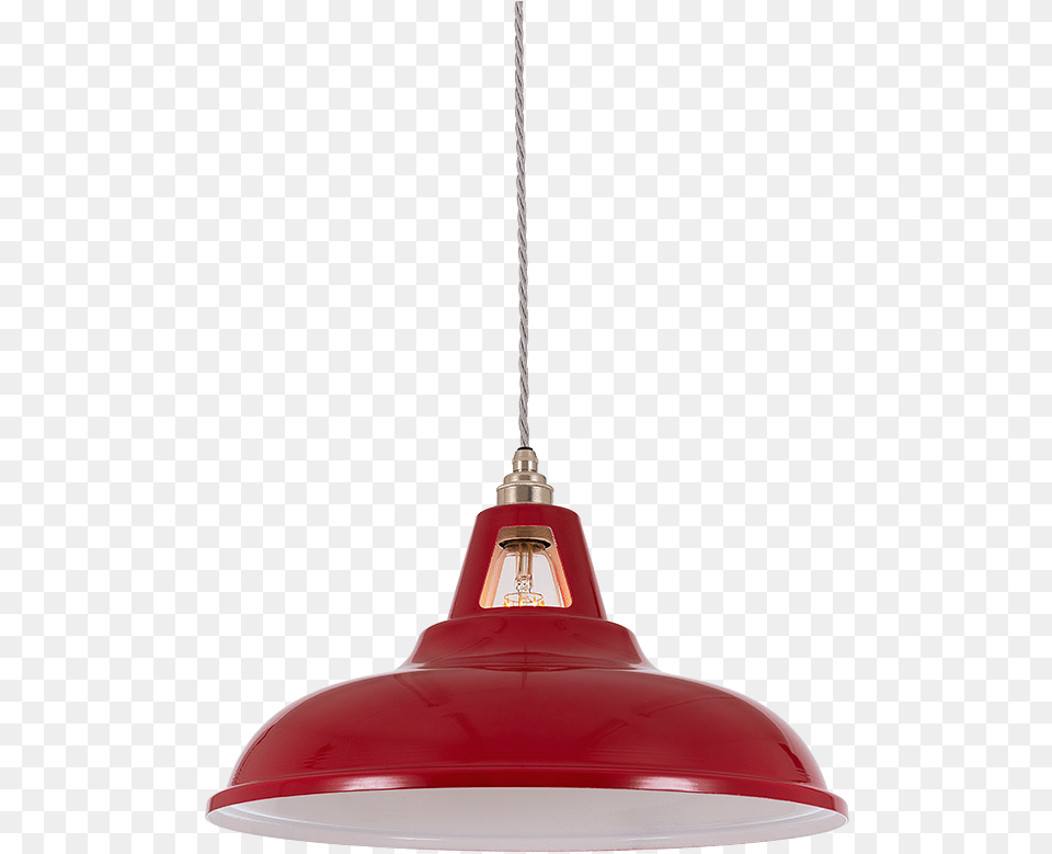 Transparent Hanging Light Red Hanging Light, Ceiling Light, Lamp, Appliance, Ceiling Fan Free Png Download