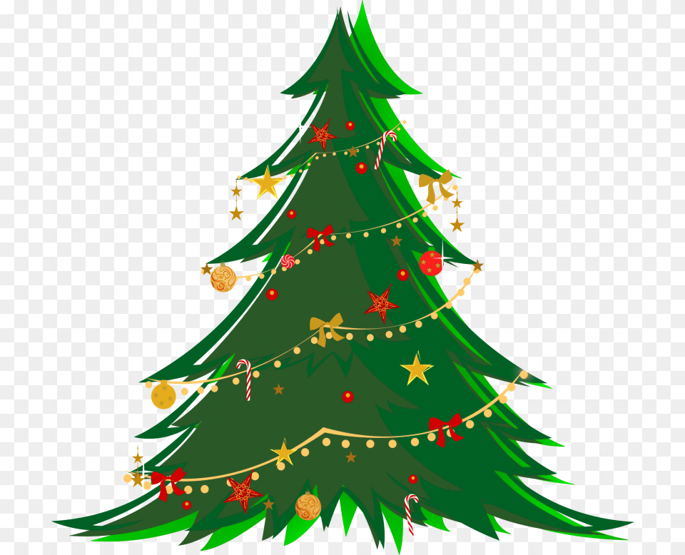 Transparent Hanging Ornament Clipart Christmas Tree No Background, Christmas Decorations, Festival, Plant, Christmas Tree Png