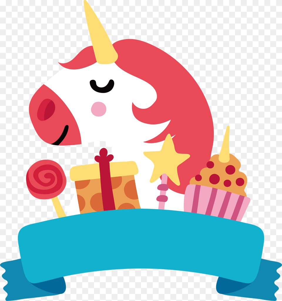 Transparent Happy Birthday To You Happy Birthday Unicorn, Birthday Cake, Person, People, Food Png Image