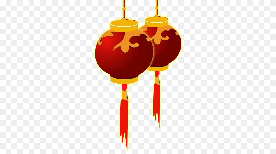 Transparent Happy Chinese New Year Lantern In, Maraca, Musical Instrument Free Png