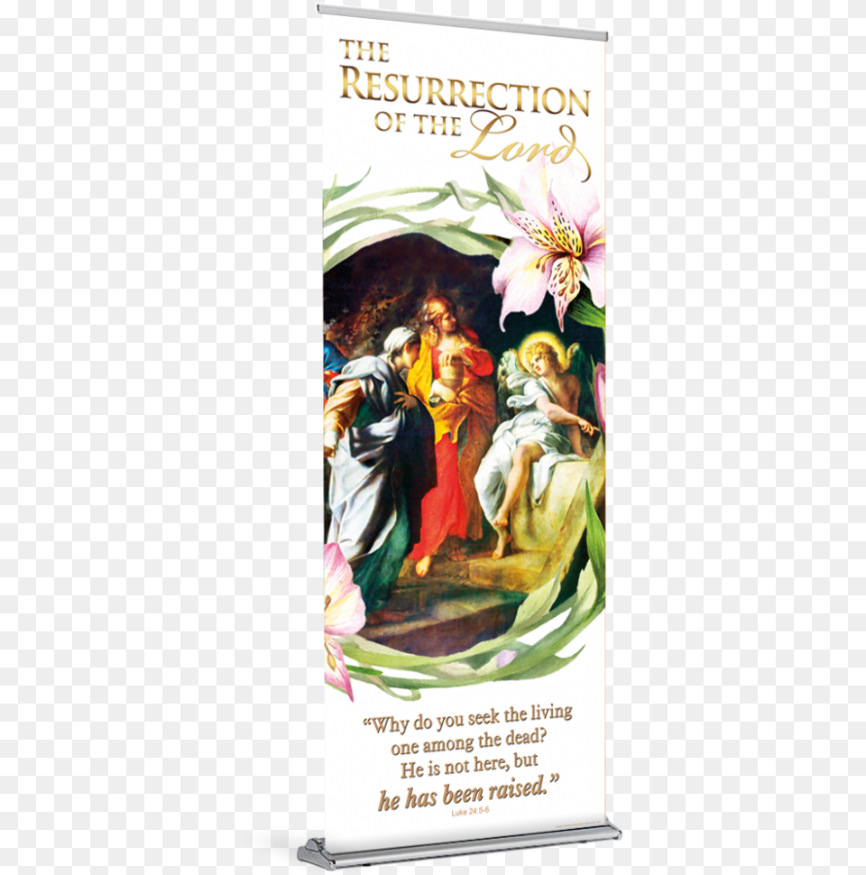Transparent Happy Easter Banner Holy Women At Christ39 S Tomb, Publication, Book, Adult, Person Free Png