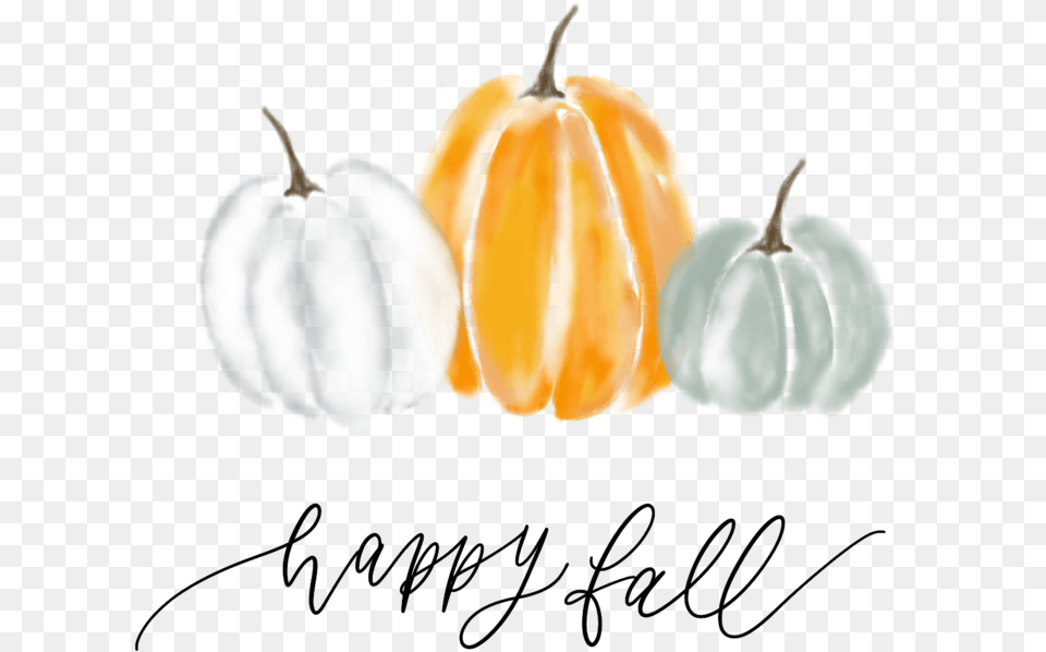 Transparent Happy Fall Clipart Happy Fall, Food, Plant, Produce, Pumpkin Free Png Download
