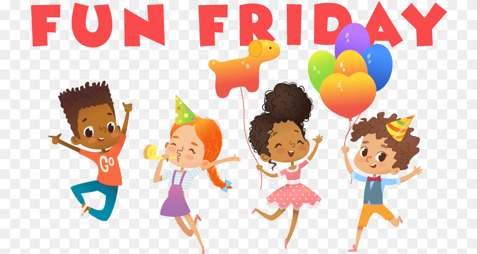 Transparent Happy Friday Clipart Multiracial Birthday Cards, Person, People, Hat, Baby Png Image