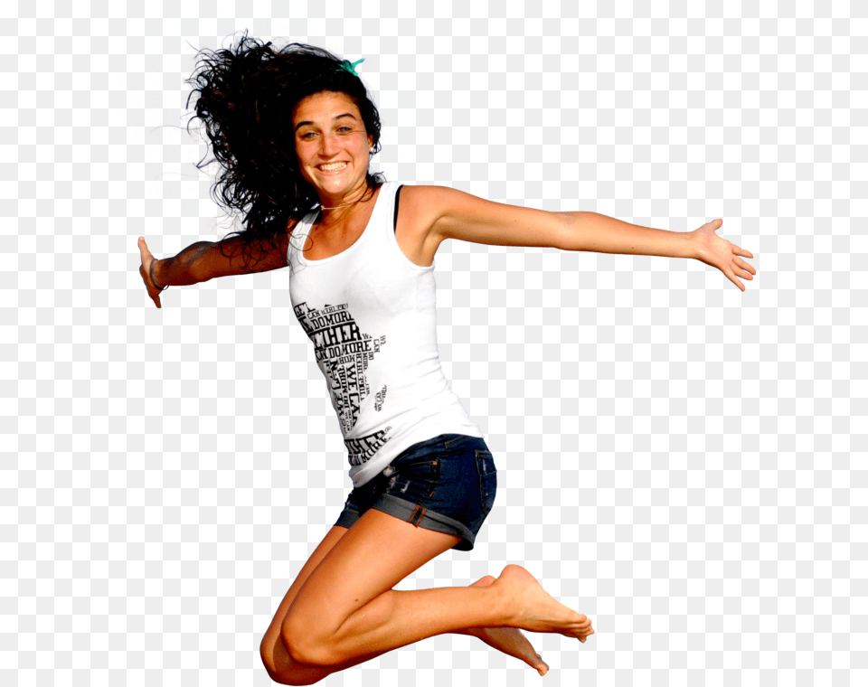 Transparent Happy Girl Girl Jumping Transparent Background, Adult, Person, Leisure Activities, Hand Png