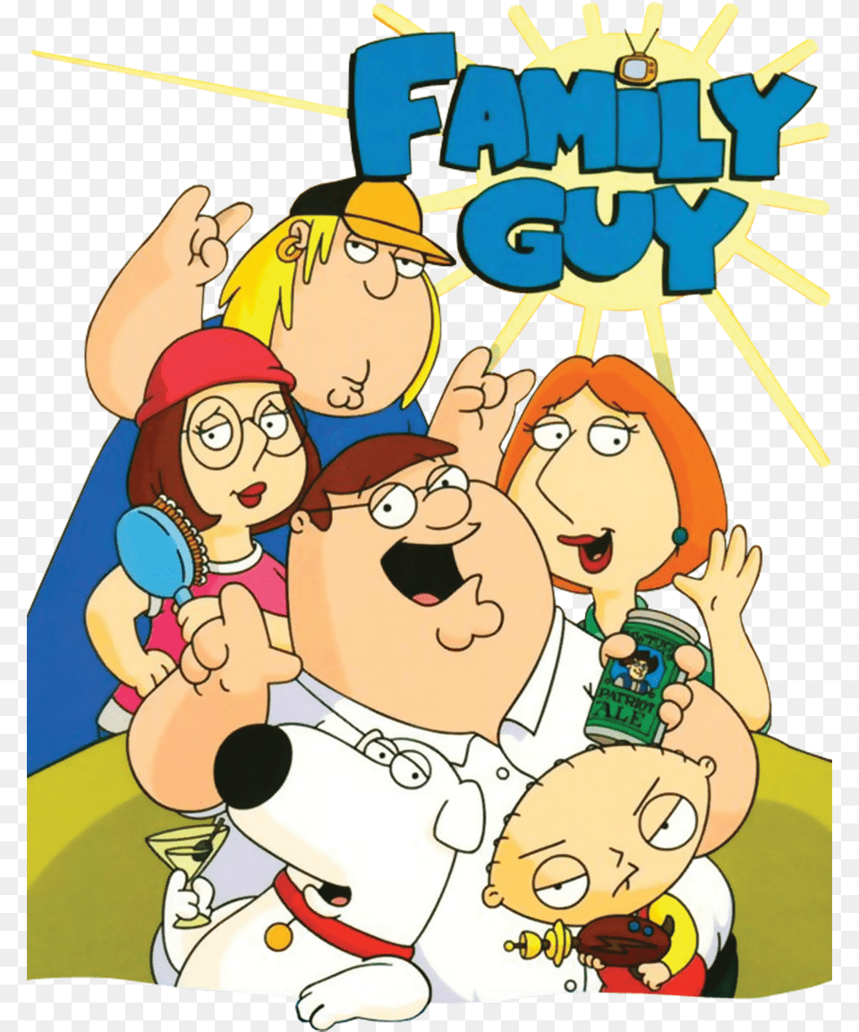 Transparent Happy Guy Tv Series Family Guy Season, Book, Comics, Publication, Face Free Png