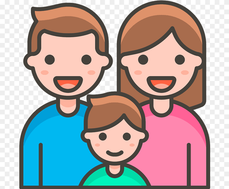 Transparent Happy Man Familia Emoji, Face, Head, Person, Baby Free Png Download