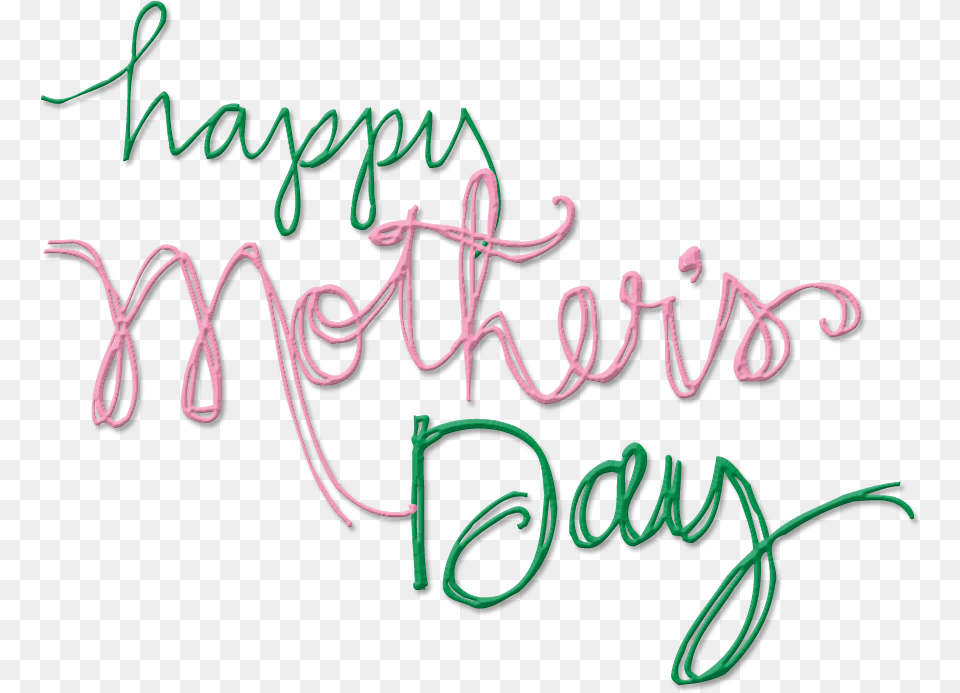 Transparent Happy Mothers Day, Handwriting, Text Free Png