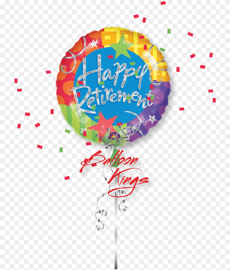 Transparent Happy Retirement Clipart Happy Retirement Balloons, Balloon, Food, Sweets, Candy Free Png