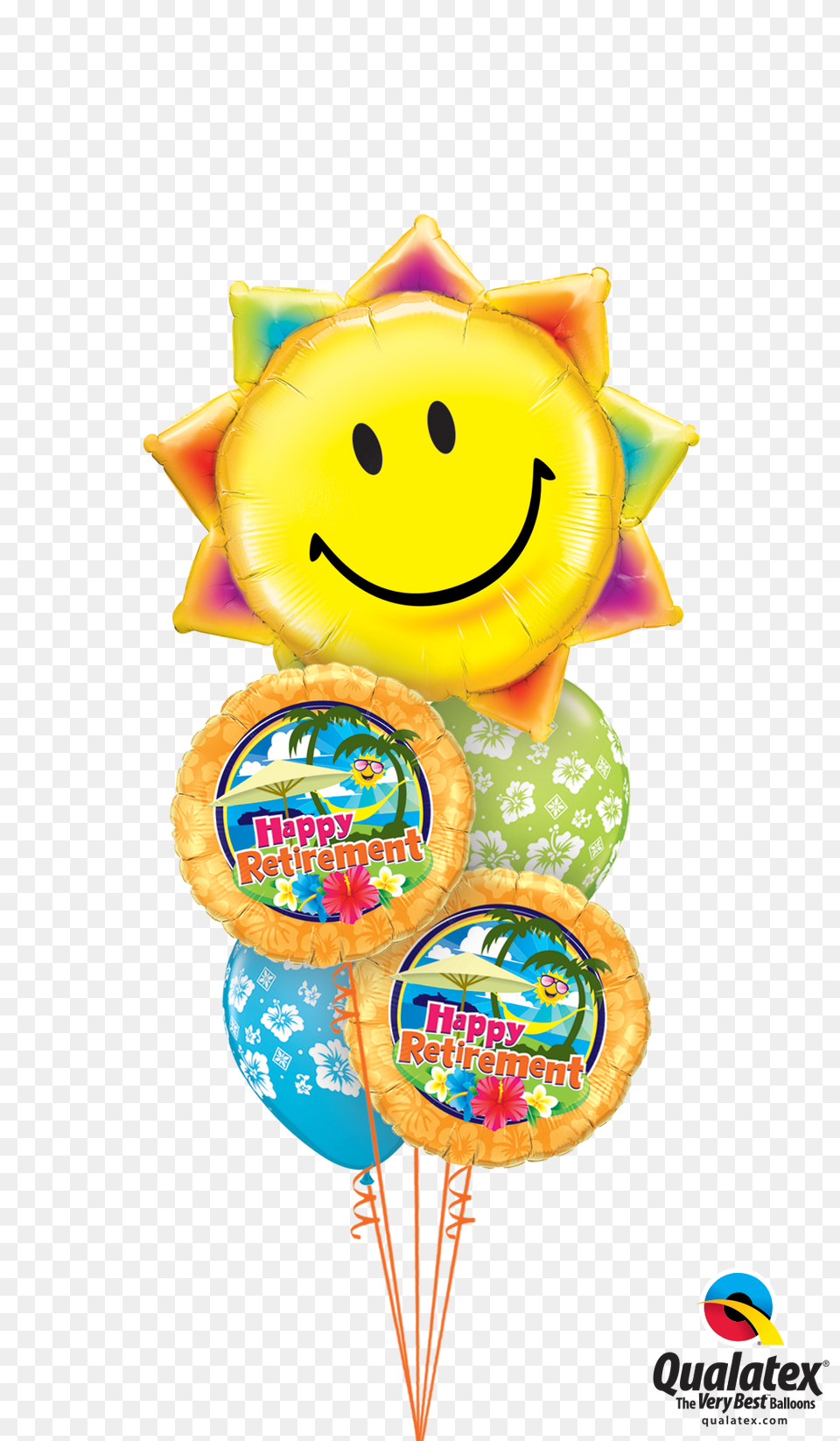 Transparent Happy Retirement Happy Birthday Balloons With Smiley, Food, Sweets, Balloon Png Image
