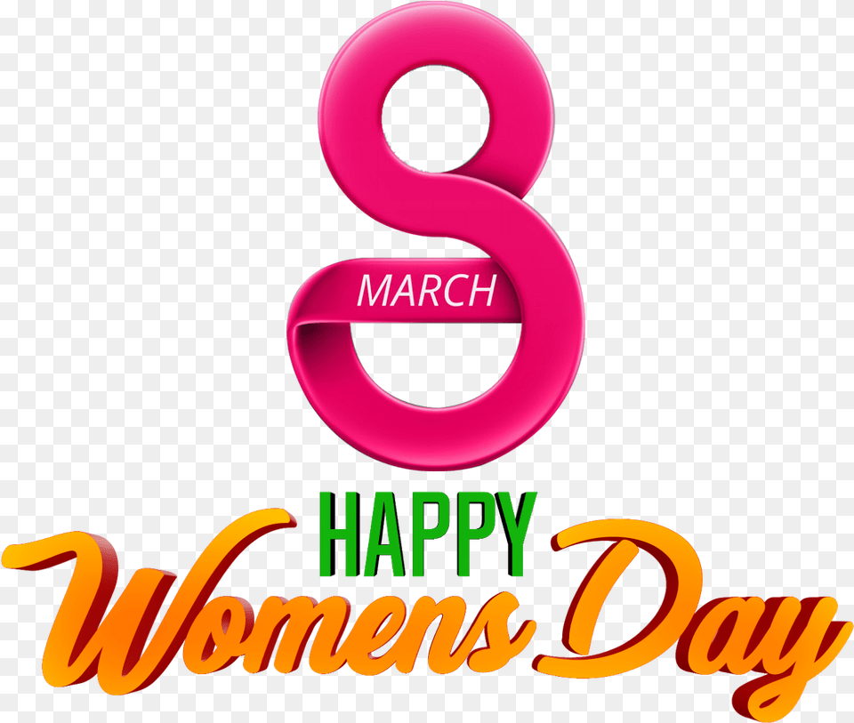 Transparent Happy Womens Day, Symbol, Text, Number Free Png Download