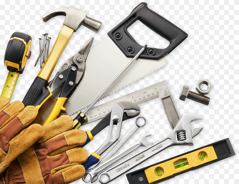 Transparent Hardware Tools Clipart Cutting Home Repair Tools, Clothing, Glove, Device Png