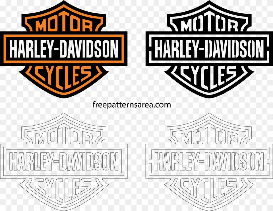 Harley Quinn Symbol Harley Davidson, Logo Free Transparent Png