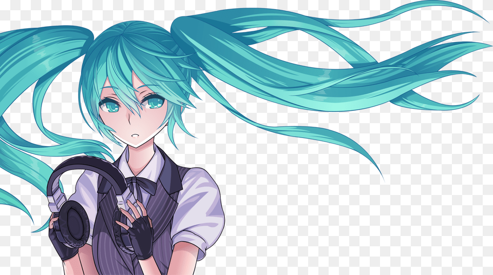 Transparent Hatsune Miku Clipart Transparent Hatsune Miku, Publication, Book, Comics, Adult Free Png