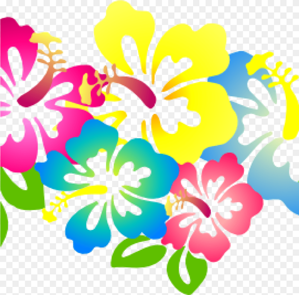 Transparent Hawaiian Flower Vector Clip Art Hawaiian Theme, Plant, Hibiscus, Face, Head Png