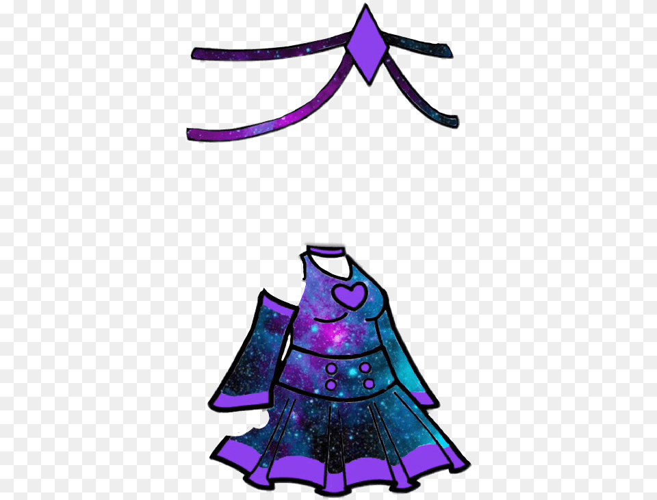 Transparent Headband Clipart, Cape, Clothing, Purple, Fashion Free Png