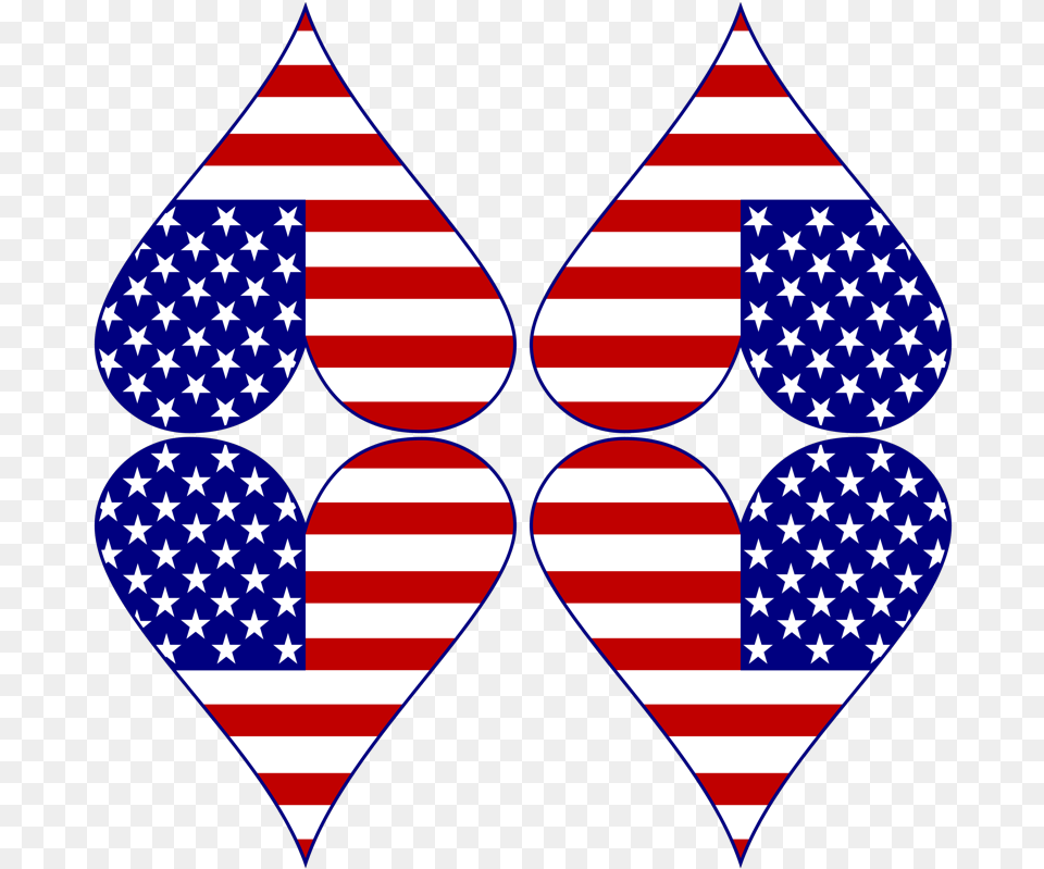 Heart Border Jar Grippers, American Flag, Flag Free Transparent Png