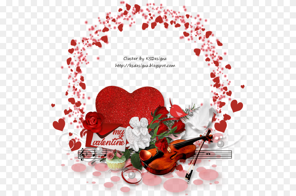 Transparent Heart Cluster Flowers Violin Music Imges Hearty, Flower, Plant, Rose, Musical Instrument Png