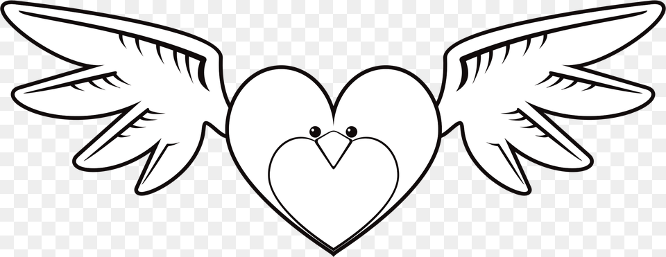 Transparent Heart Line Design For Drawing Heart, Stencil, Sticker, Logo, Animal Free Png