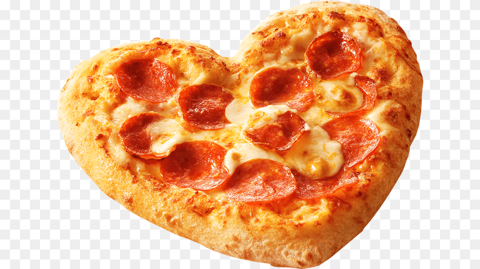Transparent Heart Shaped Pizza, Food Free Png Download