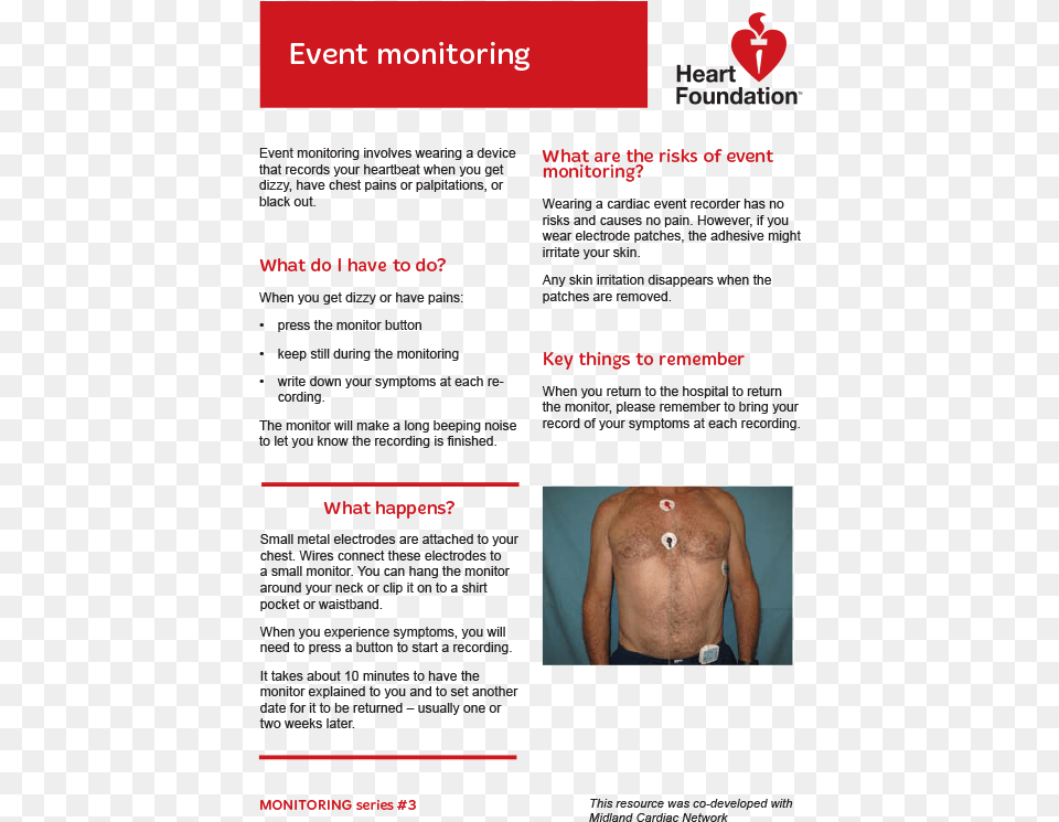 Transparent Heartbeat Monitor High Cholesterol Brochure, Adult, Male, Man, Person Free Png Download
