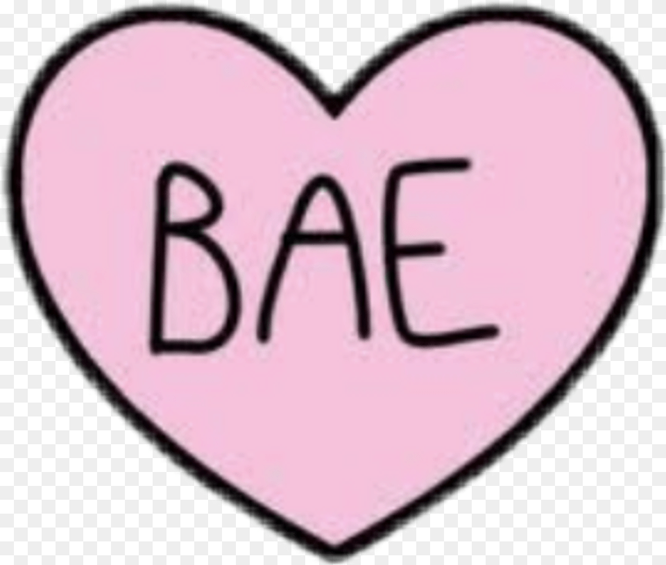 Hearts Bae Sticker, Heart, Disk Free Transparent Png