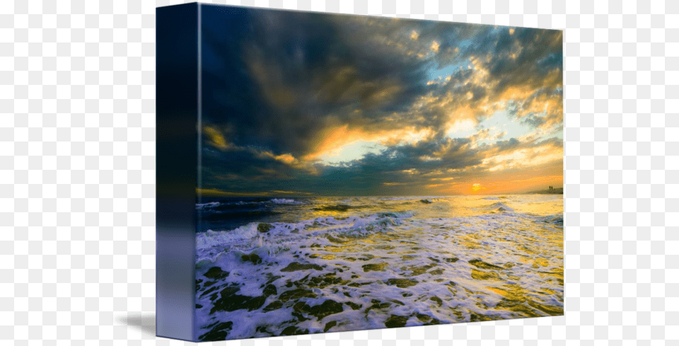 Transparent Heavenly Clouds Clipart Stormy Sunset At Beach, Cloud, Sky, Nature, Outdoors Png Image
