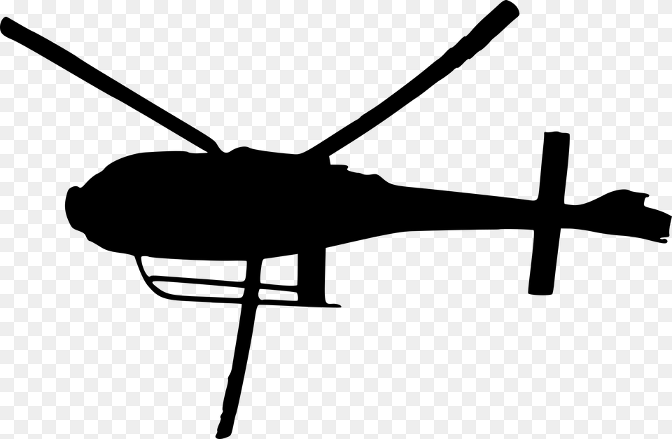 Transparent Helicopter Clipart Helicopter Top Down, Gray Png