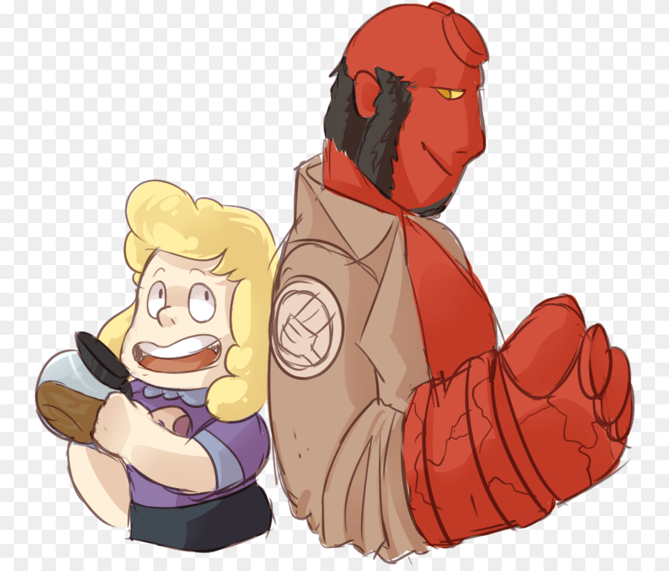 Transparent Hellboy Steven Universe Hellboy, Adult, Female, Person, Woman Png