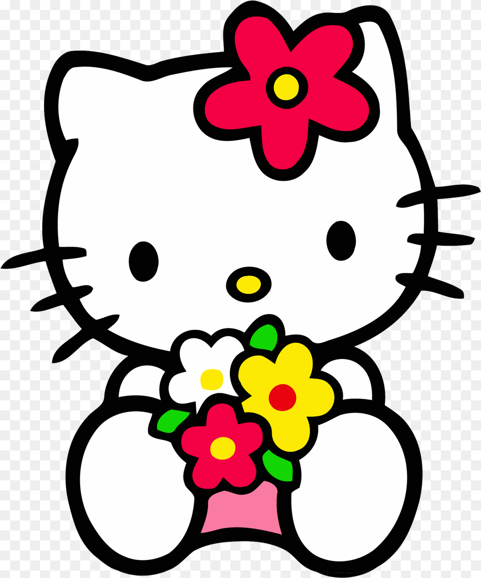 Transparent Hello Kitty Hello Kitty, Flower, Plant, Animal, Kangaroo Png Image