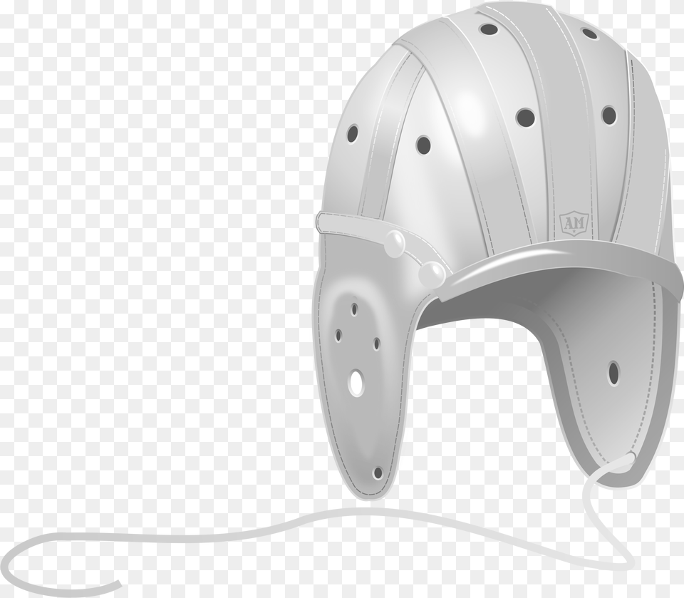 Transparent Helmet Clipart Old Football Helmet Transparent, Crash Helmet, Clothing, Hardhat, American Football Free Png